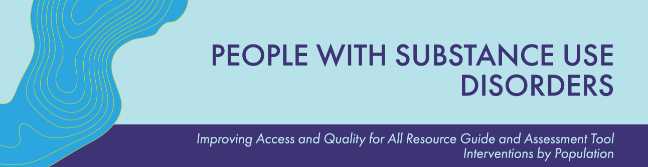 people with substance use disorders